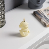 Светодиодная фигура &laquo;Снеговик&raquo; 7 &times; 12 &times; 5 см, пластик, батарейки AG13х3 (в комплекте), свечение тёплое белое