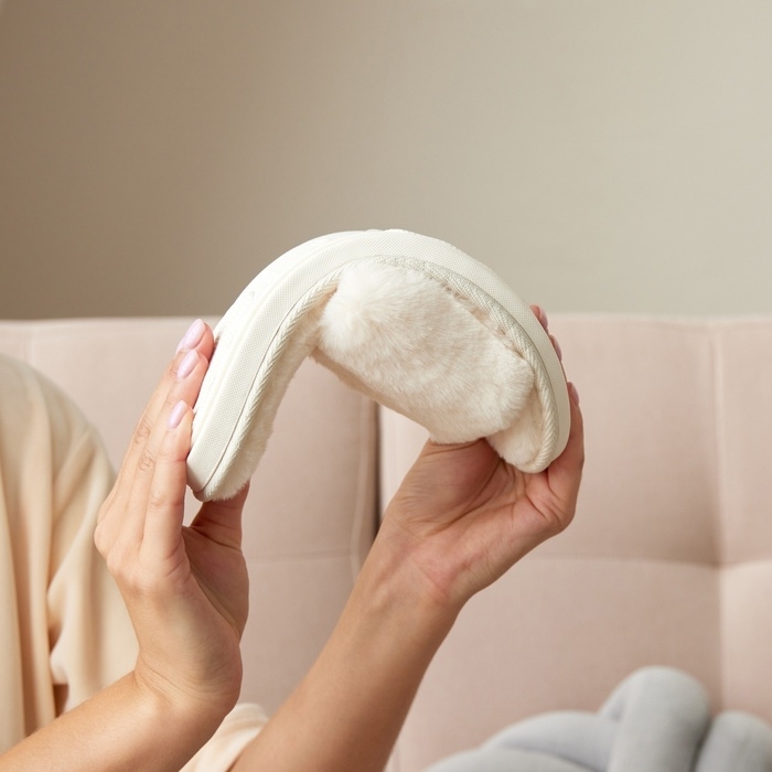 Тапочки женские размер 40-41, цвет молочный