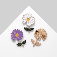 Брошь &laquo;Цветок&raquo; ромашка (неделимая фасовка 12 шт., стик на шт.), цвет МИКС