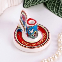 Подсвечник, на блюдце, малый