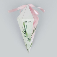 Переноска - шестиугольник для цветов &laquo;Для тебя!&raquo;, белая 15 х 35 х 15 см