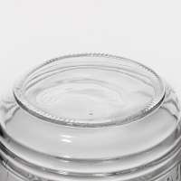 Банка стеклянная для хранения сыпучих продуктов Доляна &laquo;Уют&raquo;, 2,1 л, 12&times;19 см, с бугельным замком