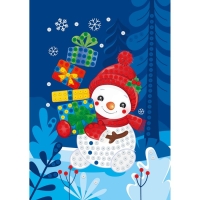 Набор для творчества. Рисунок с пайетками &laquo;Снеговик&raquo;