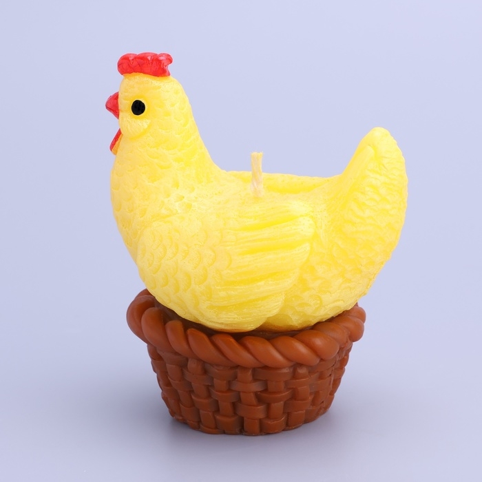 Декоративная свеча Декоративная свеча "Курочка в корзинке"