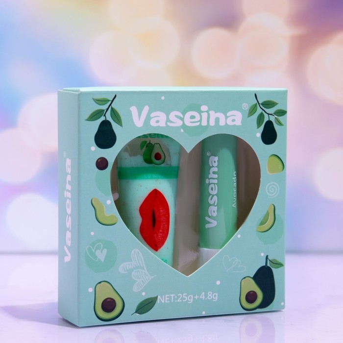 Набор для губ &laquo;Авокадо&raquo; : бальзам и скраб