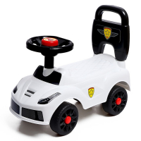 Толокар «Ночной гонщик», звуковые эффекты, цвет белый Толокар «Ночной гонщик», звуковые эффекты, цвет белый