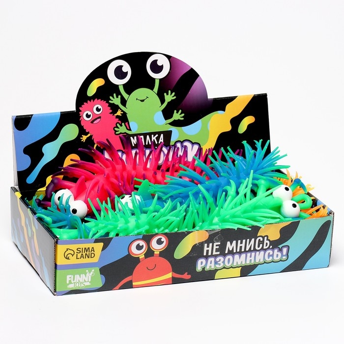 Антистресс сквиш мялка &laquo;Многоножек&raquo; , в шоубоксе