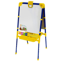 Мольберт детский, двусторонний &laquo;Растущий&raquo;, регулируется по высоте, размер 755 &times; 516 &times; 70 мм, МИКС