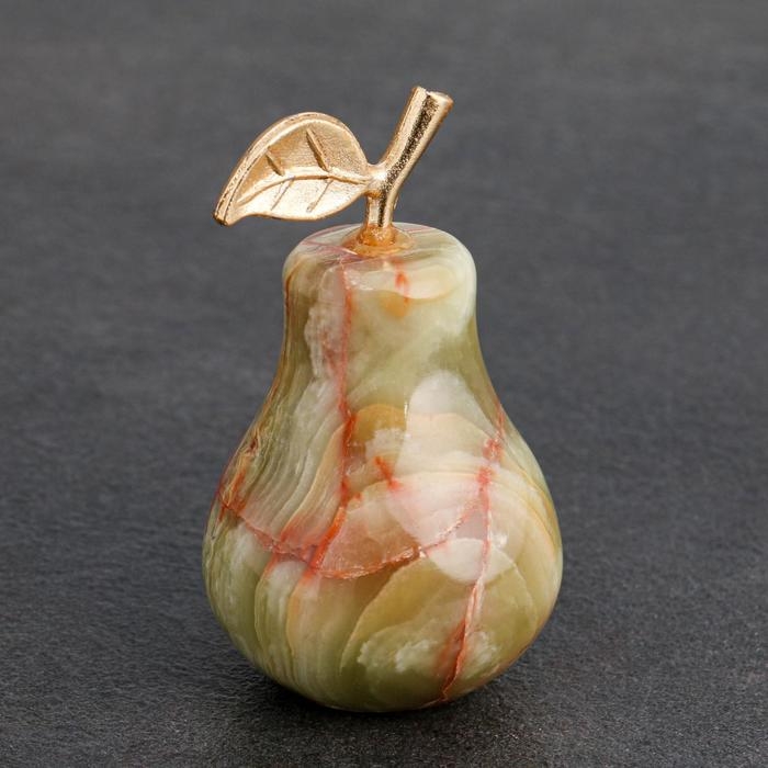 Сувенир &laquo;Груша&raquo;, 3,8х5 см, оникс