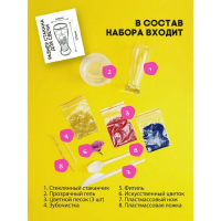 Набор для создания гелевых свечей &laquo;Цветочное сияние&raquo;