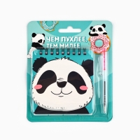 Набор блокнот 48 листов + ручка "Панда"