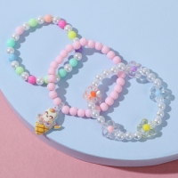Набор детских браслетов &laquo;Выбражулька&raquo; трио, единорог с пирожным, цветные