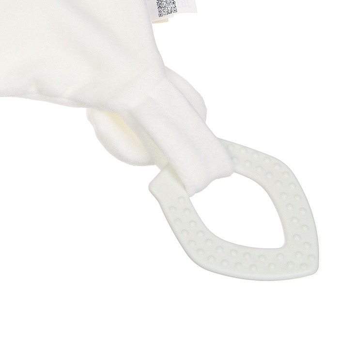 Комфортер - игрушка &laquo;Зайка Бонни&raquo;, погремушка, прорезыватель, цвет белый, Крошка Я