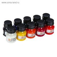 Набор цветной туши Koh-I-Noor, 10 цветов в тубах по 20 мл, картонная упаковка Набор цветной туши Koh-I-Noor, 10 цветов в тубах по 20 мл, картонная упаковка