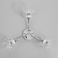 Люстра "Челси" 3х40Вт Е27 Хром 53х53х20см