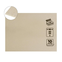 Картон переплётный 2.5 мм, 30 х 40 см, 10 листов, 1500 г/м², серый Картон переплётный 2.5 мм, 30 х 40 см, 10 листов, 1500 г/м², серый