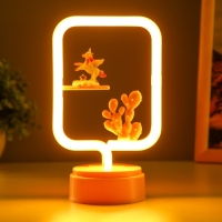 Ночник "Единорог" LED 4000К 2хАА розовый 20х8,5х8,5см RISALUX Ночник "Единорог" LED 4000К 2хАА розовый 20х8,5х8,5см RISALUX