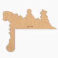 Декор на раму двери новогодний &laquo;Гномы&raquo;,  на Новый год, 25,5 х 20,4 см