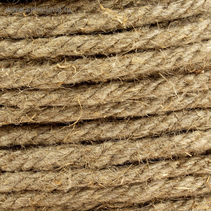 Канат пеньковый кручёный 8 мм, бухта (100 м) Канат пеньковый кручёный 8 мм, бухта (100 м)