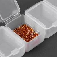 Органайзер для хранения мелочей, с подвесом, 7 съёмных отделений, 20,5 &times; 4,5 &times; 2 см, цвет прозрачный