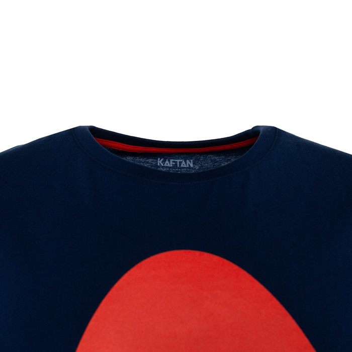 Пижама новогодняя мужская KAFTAN Пижама новогодняя мужская KAFTAN "Santa team", цвет синий/красный, размер 56