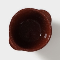 Бульонница &laquo;Мрамор коричневый&raquo;, 500 мл, d=14 см