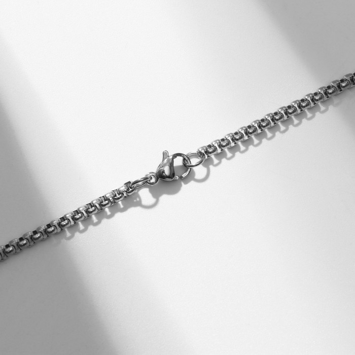 Кулон унисекс &laquo;Змея&raquo; вьющаяся, цвет чернёное серебро, 60 см