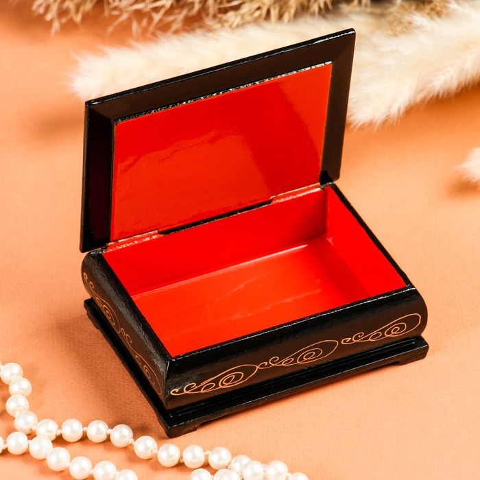 Шкатулка &laquo;Мишки&raquo;, 7,5&times;10 см, лаковая миниатюра