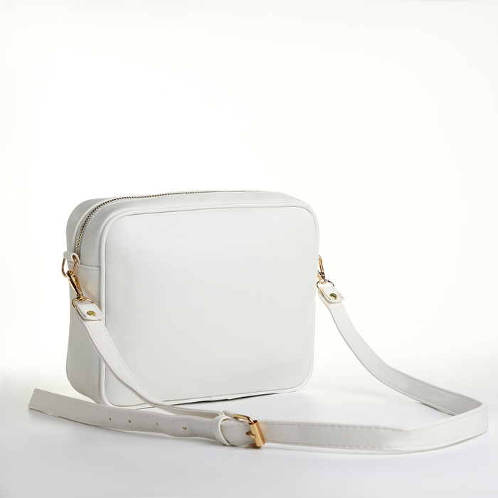 Сумка женская через плечо TEXTURA, маленького размера, цвет белый