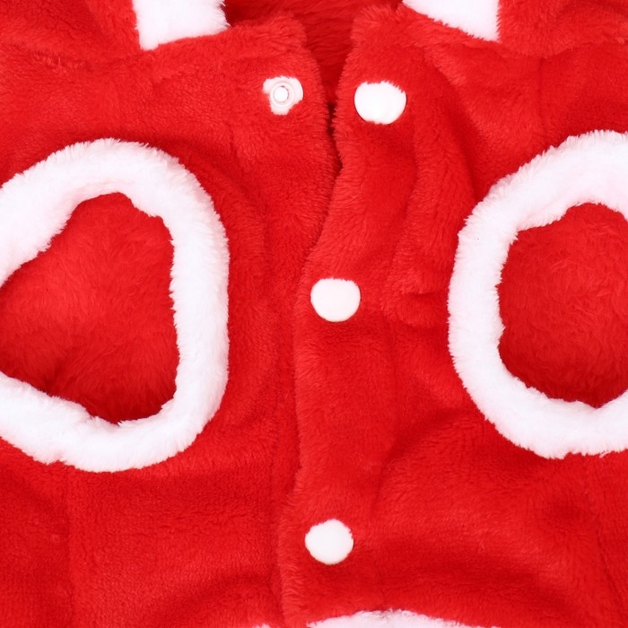 Новый год. Костюм "Новогодний с рожками", размер 2XL (ДС 45, ОГ 55 см)