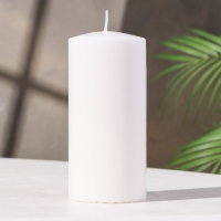 Свеча-цилиндр, 15х7 см, 70 ч, белый Свеча-цилиндр, 15х7 см, 70 ч, белый