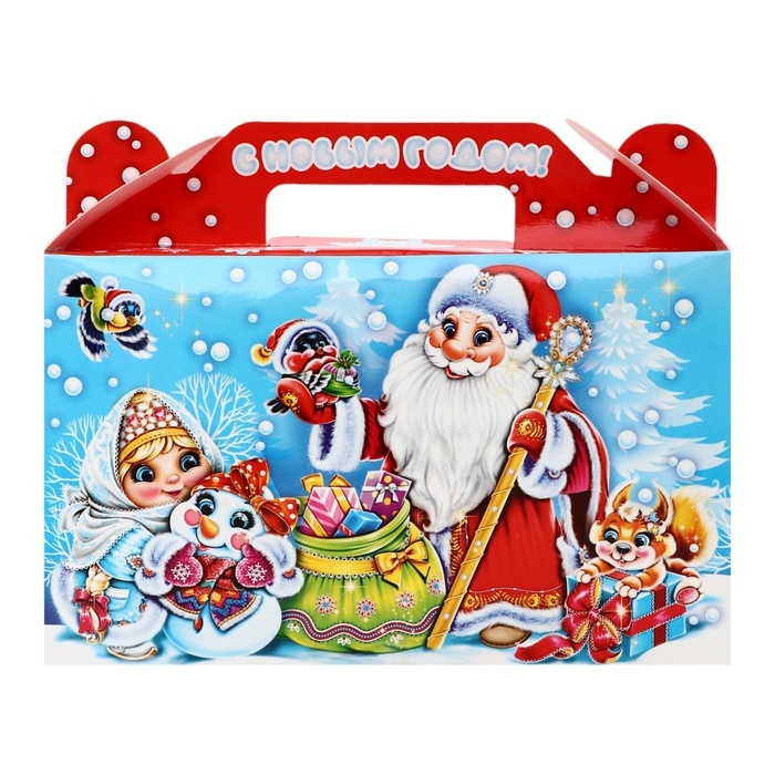 Новый год. Подарочный набор конфет "Время", с игрой и анимацией, 400 г