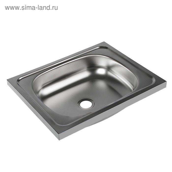 Мойка кухонная Мойка кухонная "Владикс", накладная, без сифона, 50х40 см, нержавеющая сталь 0.4 мм