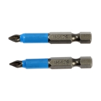 Биты ТУНДРА, намагниченные, сталь CrV, PH1 х 50 мм, 2 шт. Биты ТУНДРА, намагниченные, сталь CrV, PH1 х 50 мм, 2 шт.