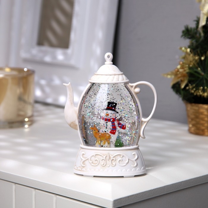 Светодиодная фигура «Снеговик» 8 × 13.3 × 4.5 см, пластик, батарейки АААх2 (не в комплекте), свечение тёплое белое Светодиодная фигура «Снеговик» 8 × 13.3 × 4.5 см, пластик, батарейки АААх2 (не в комплекте), свечение тёплое белое