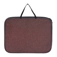 Папка с ручками текстильная А4, Calligrata "Офис", для бумаг, для офиса, нейлон 600D, лён, коричневая, ПМ/1, 350 х 270 х 20 мм Папка с ручками текстильная А4, Calligrata "Офис", для бумаг, для офиса, нейлон 600D, лён, коричневая, ПМ/1, 350 х 270 х 20 мм