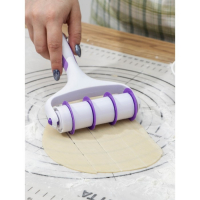 Валик для нарезки теста Доляна «Лепота», 12,5×3×19 см, 4 насадки, цвет белый Валик для нарезки теста Доляна «Лепота», 12,5×3×19 см, 4 насадки, цвет белый