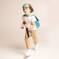 Карнавальный набор &laquo;Боевая черепашка&raquo;, в наборе 3 предмета: плащ, маска и нунчаки