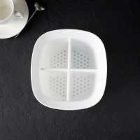 Подставка для столовых приборов &laquo;Пирула&raquo;, цвет белый