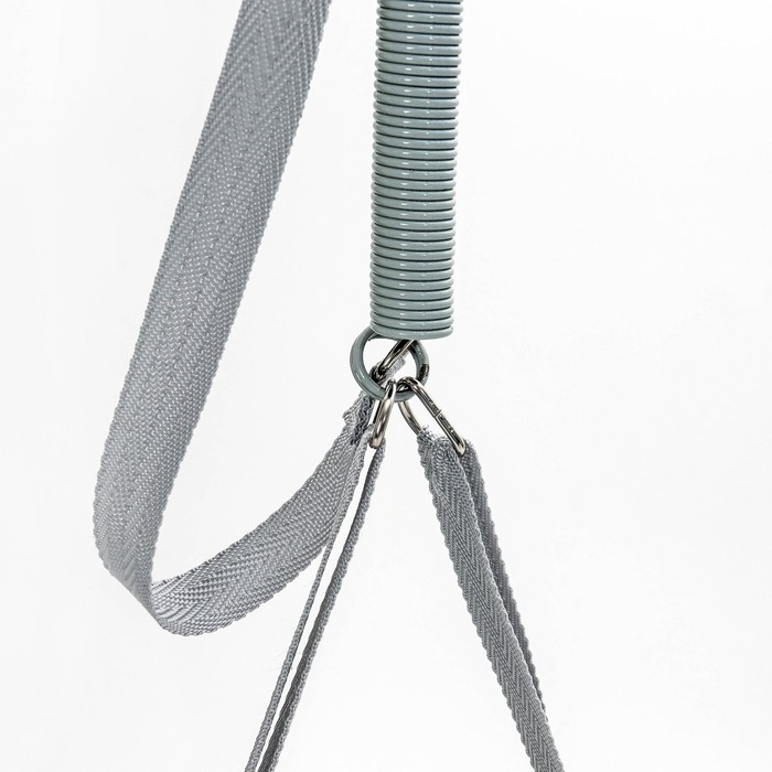 Прыгунки №1, 2в1 &laquo;Розовые сердечки&raquo; (прыгунки, качели, тарзанка)