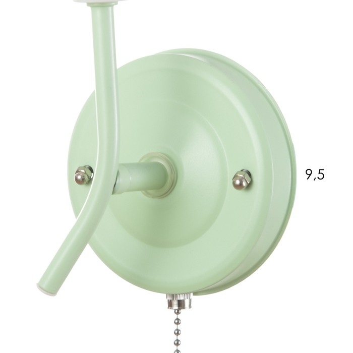 Бра Бра "Онлайн" (цил.) 1х15Вт Е27 МОДЕЛЬ:BR 02079 мятный 10,5х15х27см