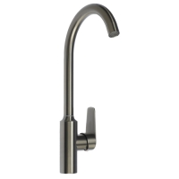 Смеситель для кухни ZEIN Z3826, однорычажный, высота излива 27 см, графит Смеситель для кухни ZEIN Z3826, однорычажный, высота излива 27 см, графит