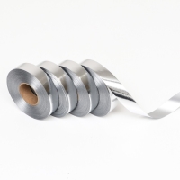 Лента металлизированная, серебряный, 2 х 45 м