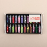 Блёстки для декора ногтей, мелкие/средние, в пластиковом органайзере, набор 24 бутылочки, разноцветные Блёстки для декора ногтей, мелкие/средние, в пластиковом органайзере, набор 24 бутылочки, разноцветные