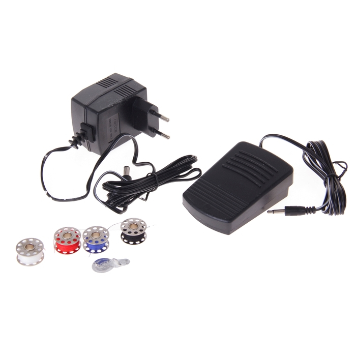 Швейная машина Irit IRP-01, 9 Вт, полуавтомат, от батареек/сети, бело-серая Швейная машина Irit IRP-01, 9 Вт, полуавтомат, от батареек/сети, бело-серая