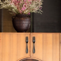 Ручка-скоба "Вилка" CAPPIO RSC002, м/о 76 мм, цвет черный Ручка-скоба "Вилка" CAPPIO RSC002, м/о 76 мм, цвет черный