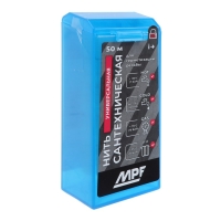 Нить сантехническая Masterprof ИС.131706, для резьбовых соединений, 50 м Нить сантехническая Masterprof ИС.131706, для резьбовых соединений, 50 м