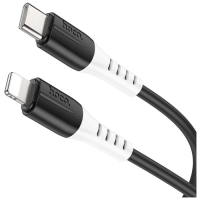 Кабель Hoco X82, Type-C - Lightning, 3 А, 1 м, оплётка силикон, чёрный Кабель Hoco X82, Type-C - Lightning, 3 А, 1 м, оплётка силикон, чёрный
