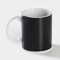 Кружка - хамелеон керамическая Доляна &laquo;Таинственная лиса&raquo;, 350 мл, цвет белый