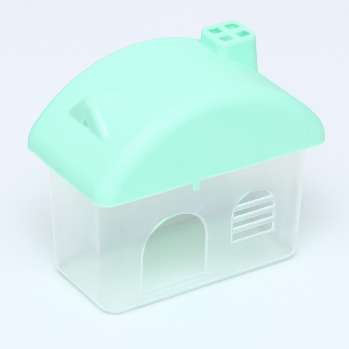 Клетка для грызунов Клетка для грызунов "Пижон", 23 х 17 х 33 см, прозрачная, зелёное наполнение